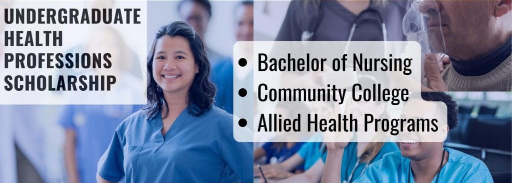 healthcare scholarship applications support students in northern California in their pursuit of undergraduate health professions